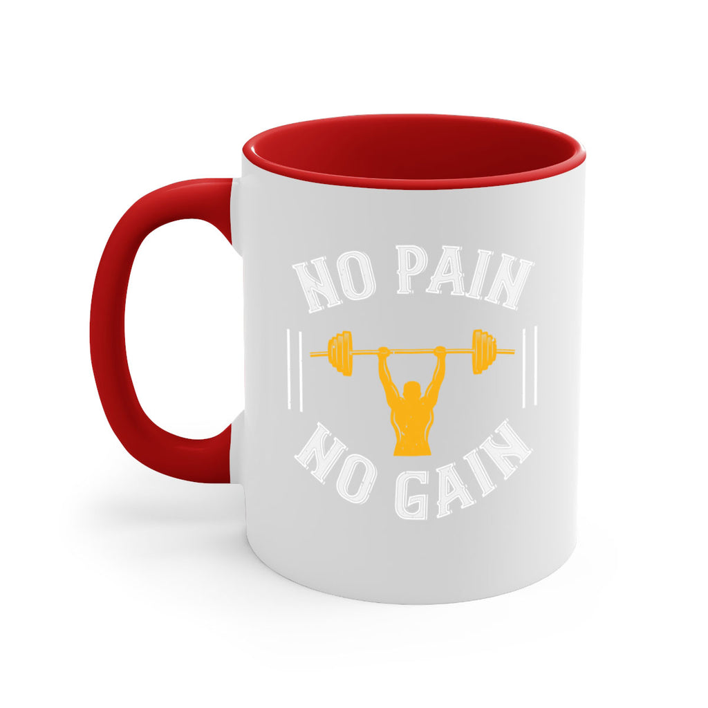 no pain no gain 81#- gym-Mug / Coffee Cup