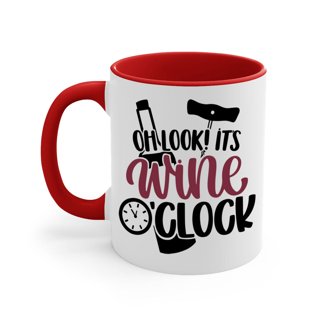 oh look its wine oclock 33#- wine-Mug / Coffee Cup