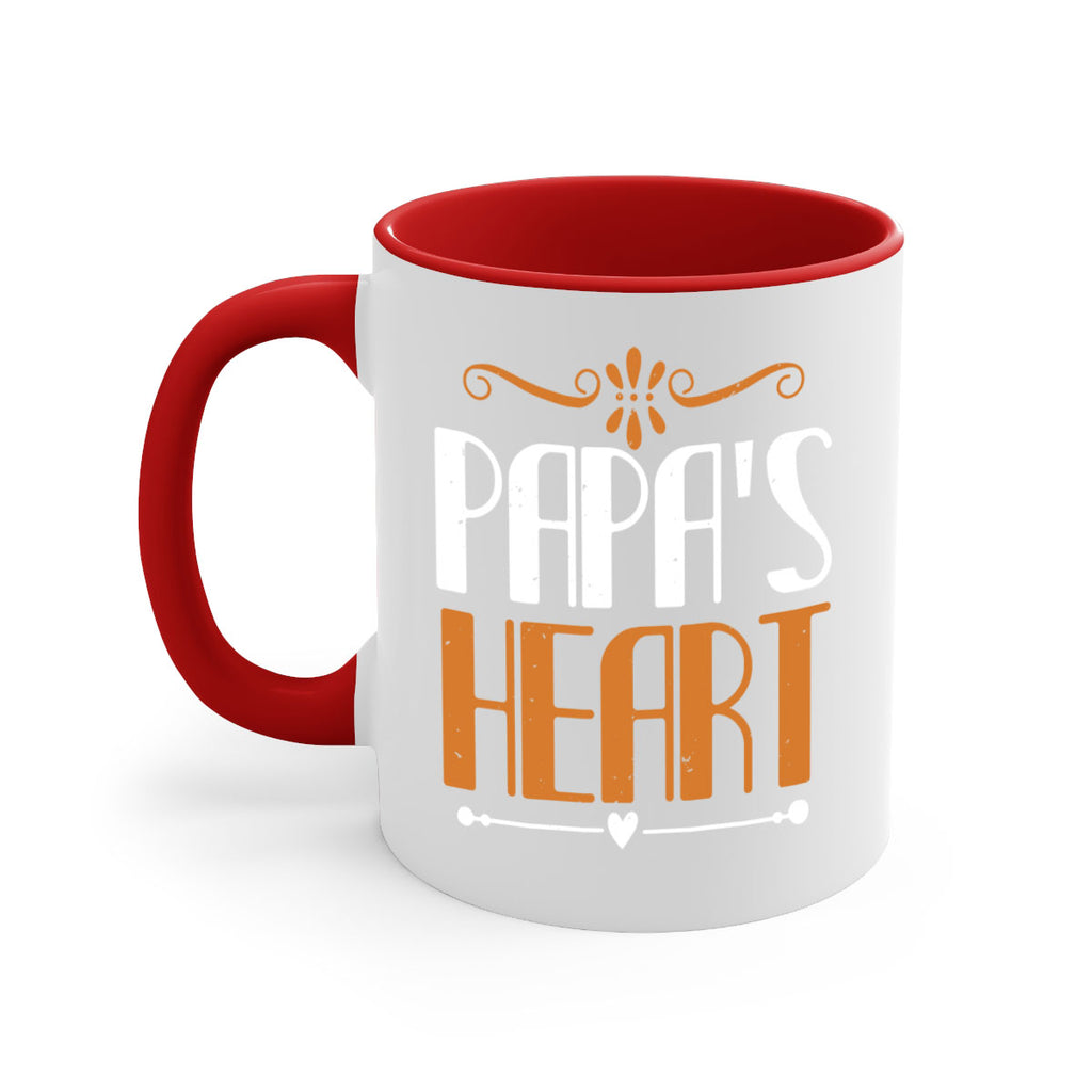 papas heart 13#- grandpa-Mug / Coffee Cup