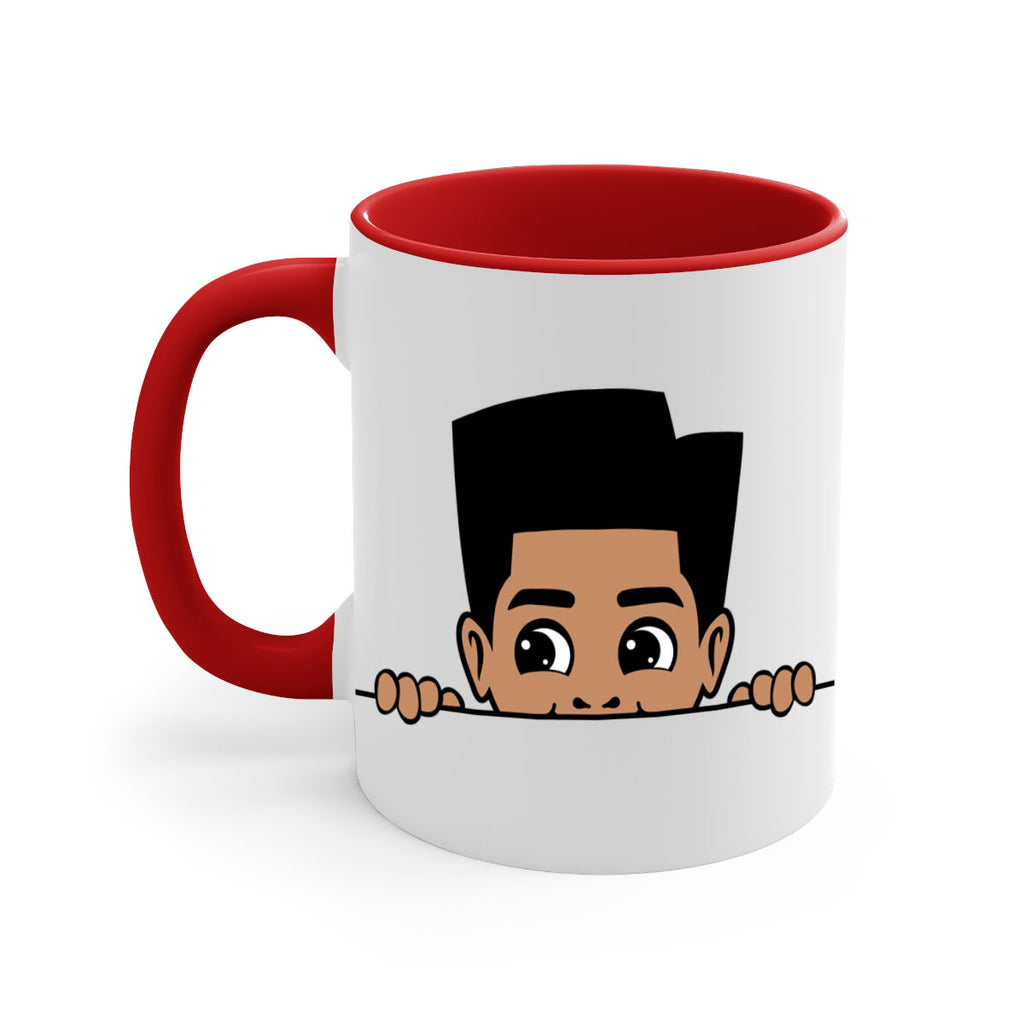 peekaboo boy 18#- Black men - Boys-Mug / Coffee Cup