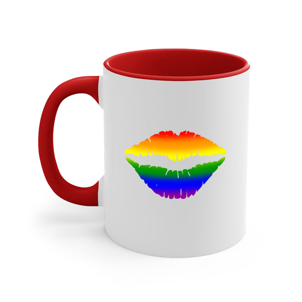 rainbow lips 6#- lgbt-Mug / Coffee Cup