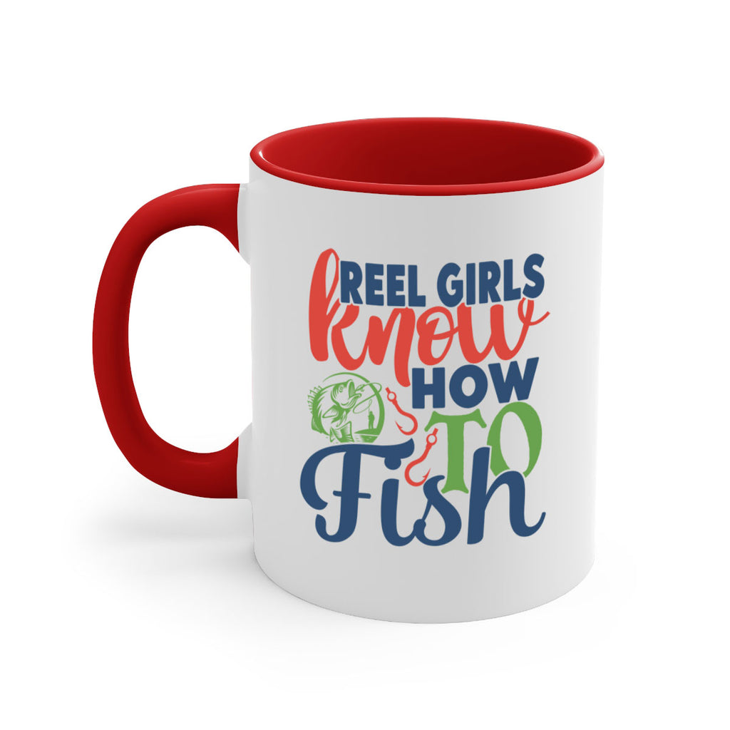 reel girls know how to fish 197#- fishing-Mug / Coffee Cup