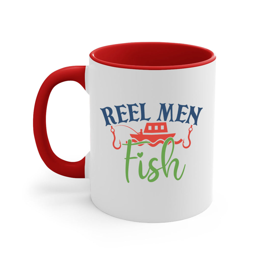 reel men fish 196#- fishing-Mug / Coffee Cup