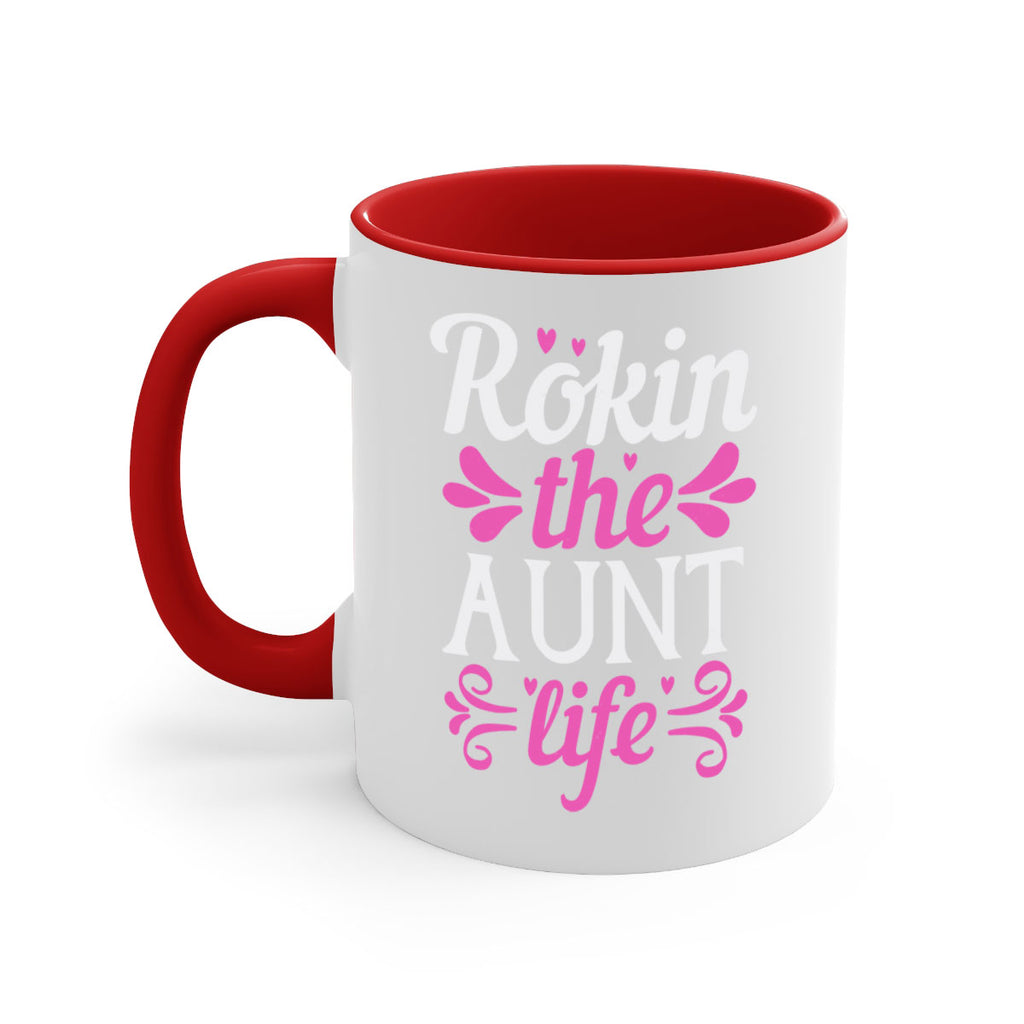 rokin the aunt life Style 24#- aunt-Mug / Coffee Cup