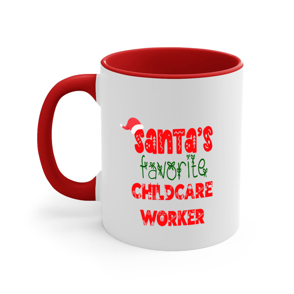 santas favorite childcare worker style 714#- christmas-Mug / Coffee Cup