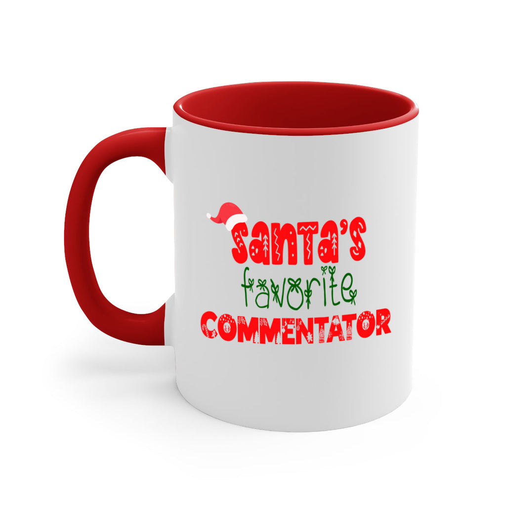santas favorite commentator style 728#- christmas-Mug / Coffee Cup