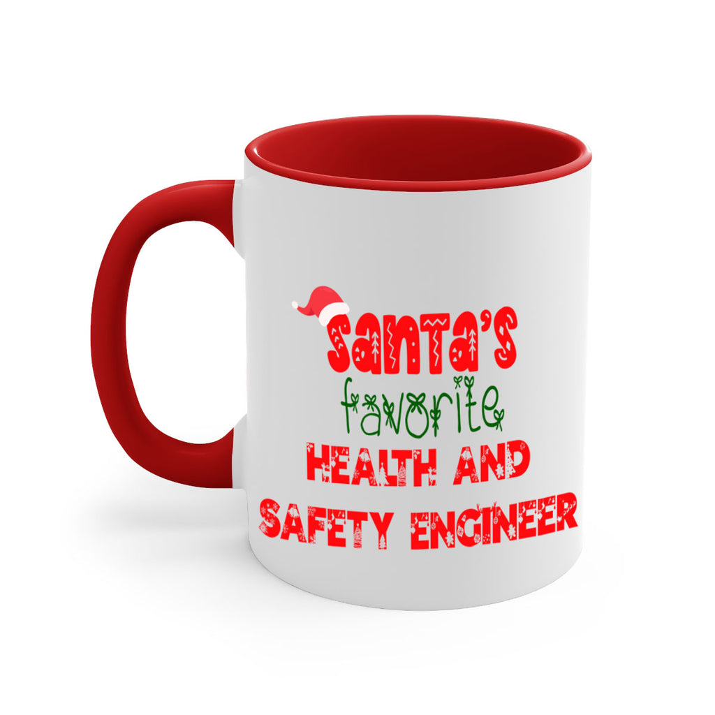 santas favorite health and safety engineer style 865#- christmas-Mug / Coffee Cup