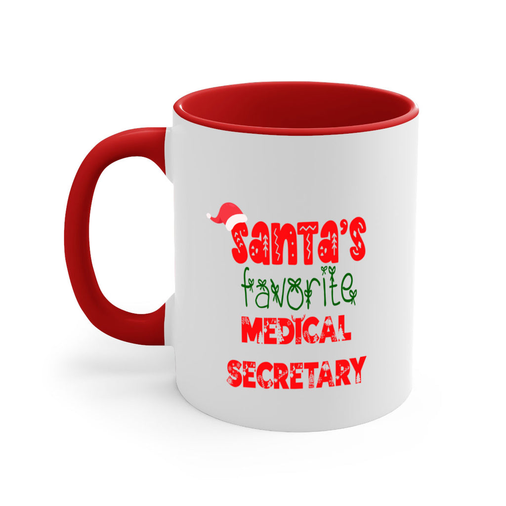 santas favorite medical secretary style 951#- christmas-Mug / Coffee Cup
