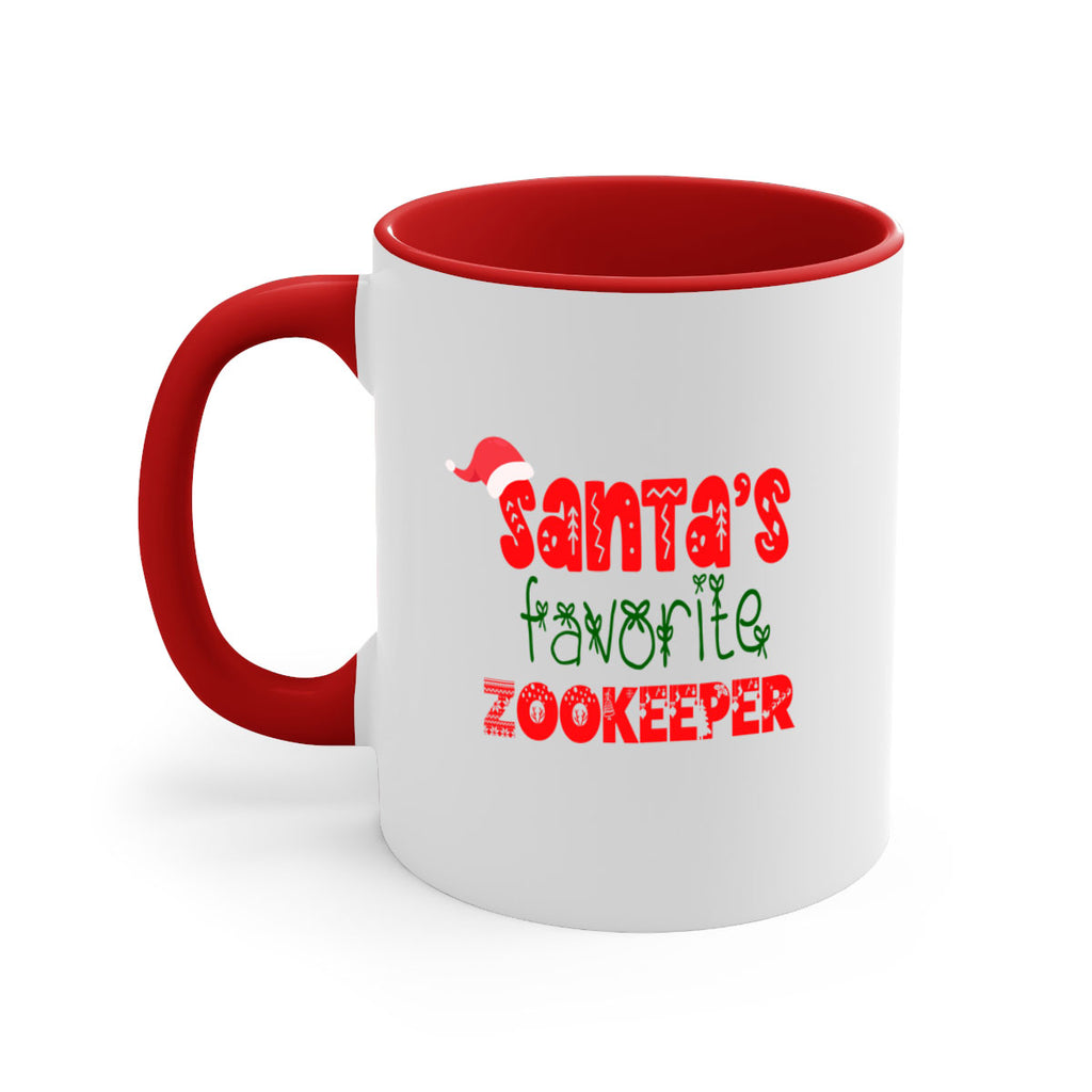 santas favorite zookeeper style 1163#- christmas-Mug / Coffee Cup