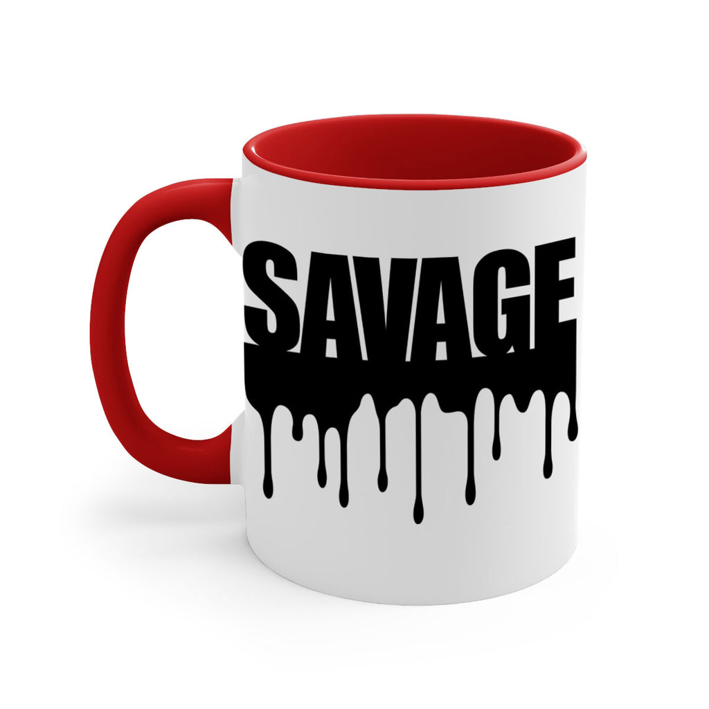 savage drip 41#- black words - phrases-Mug / Coffee Cup