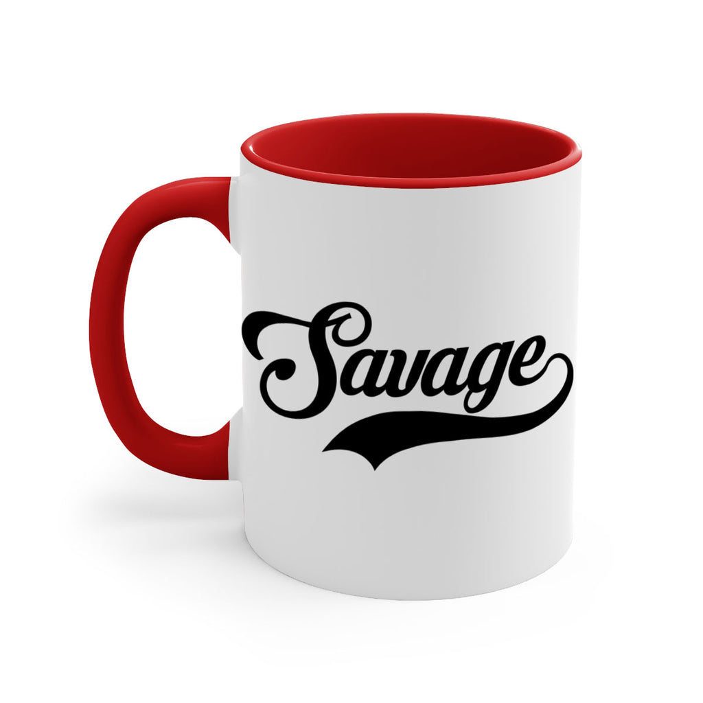 savage script 40#- black words - phrases-Mug / Coffee Cup
