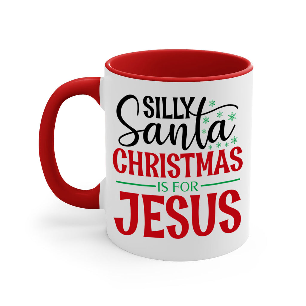 silly santa christmas is for jesus style 1174#- christmas-Mug / Coffee Cup