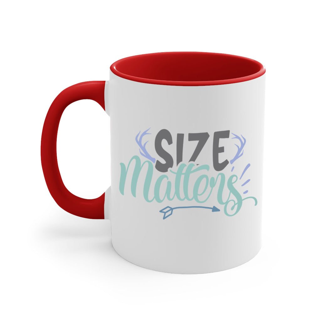 size matters 195#- fishing-Mug / Coffee Cup