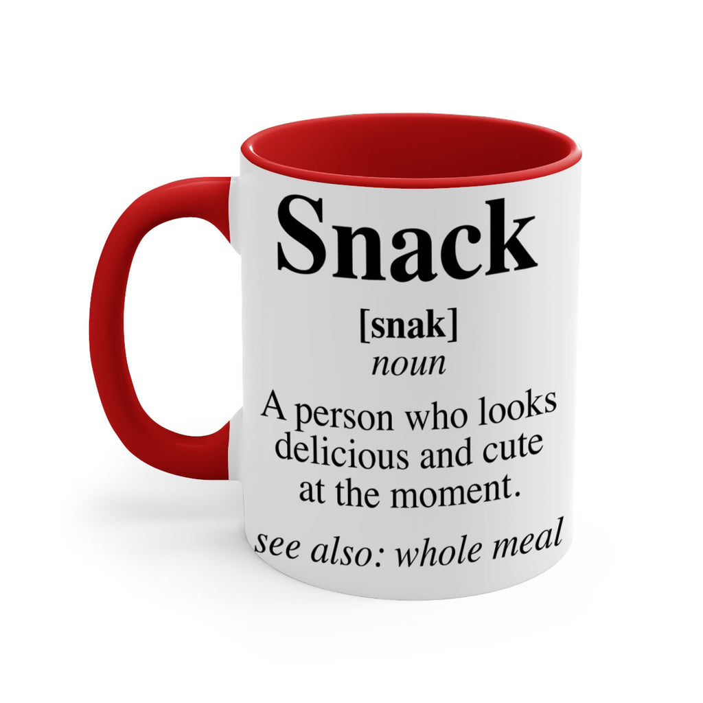 snack definition 29#- black words - phrases-Mug / Coffee Cup