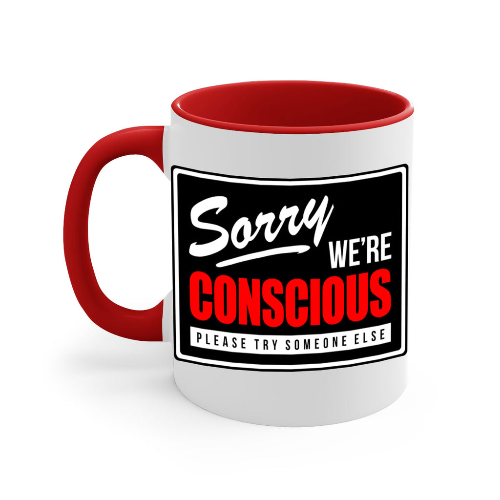 sorry were conscious 28#- black words - phrases-Mug / Coffee Cup