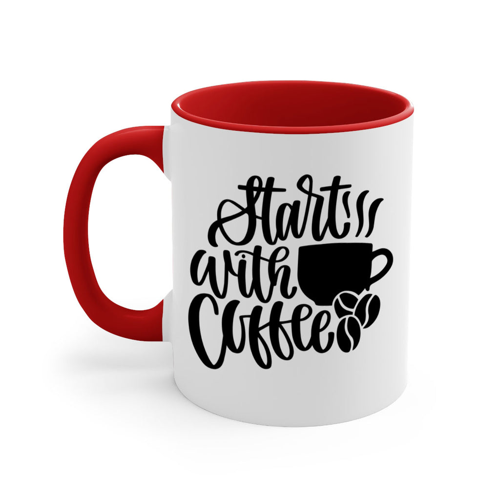 start with coffee 33#- coffee-Mug / Coffee Cup