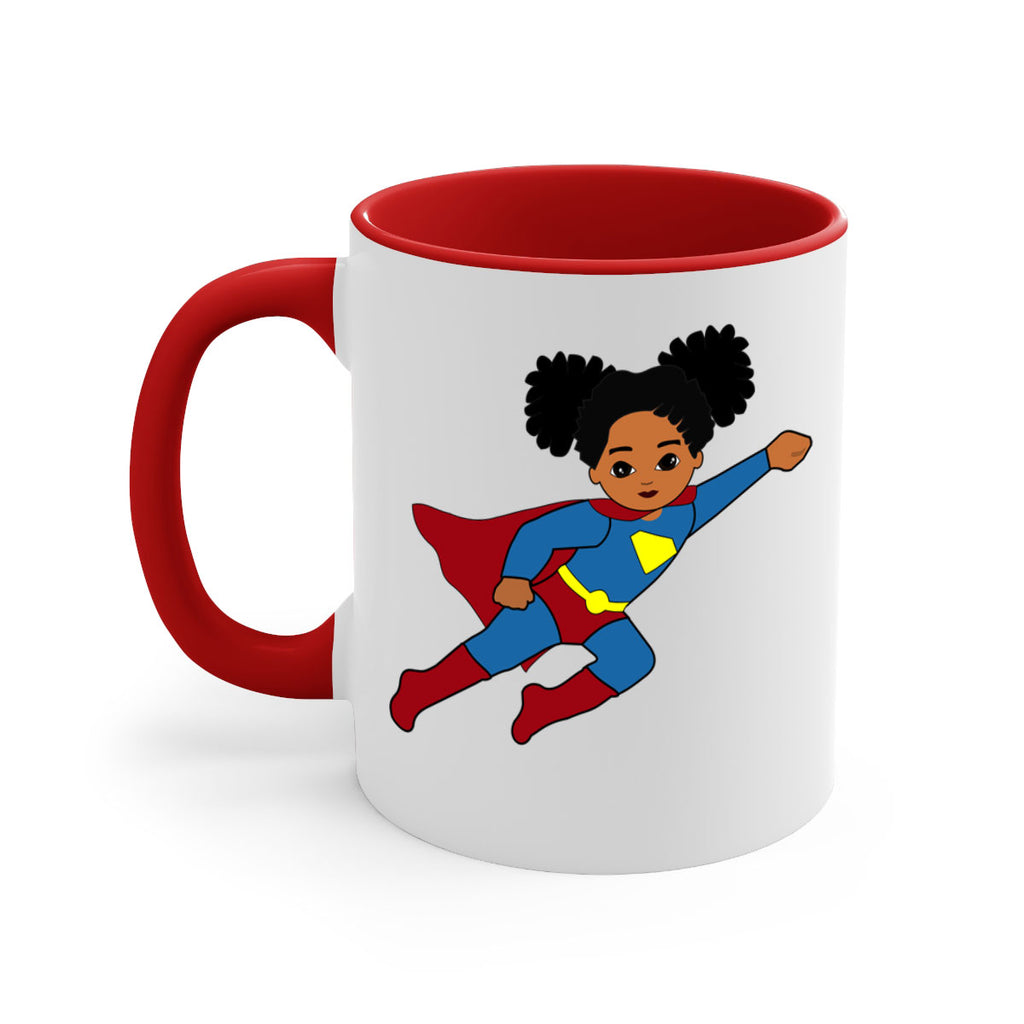 super kids girl 3#- Black women - Girls-Mug / Coffee Cup