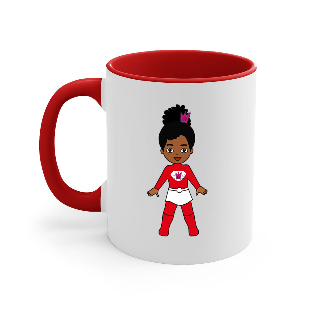 super kids girl 5#- Black women - Girls-Mug / Coffee Cup