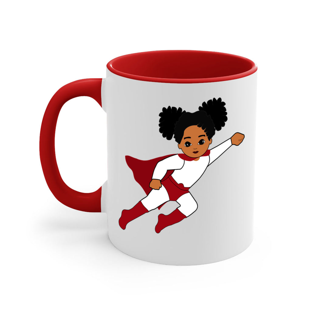 super kids girl 6#- Black women - Girls-Mug / Coffee Cup