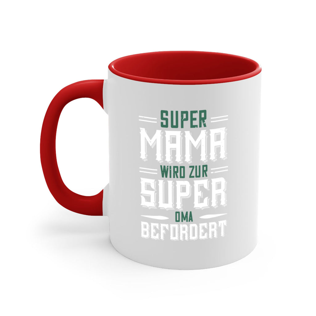 super mama wird zur 9#- grandpa-Mug / Coffee Cup