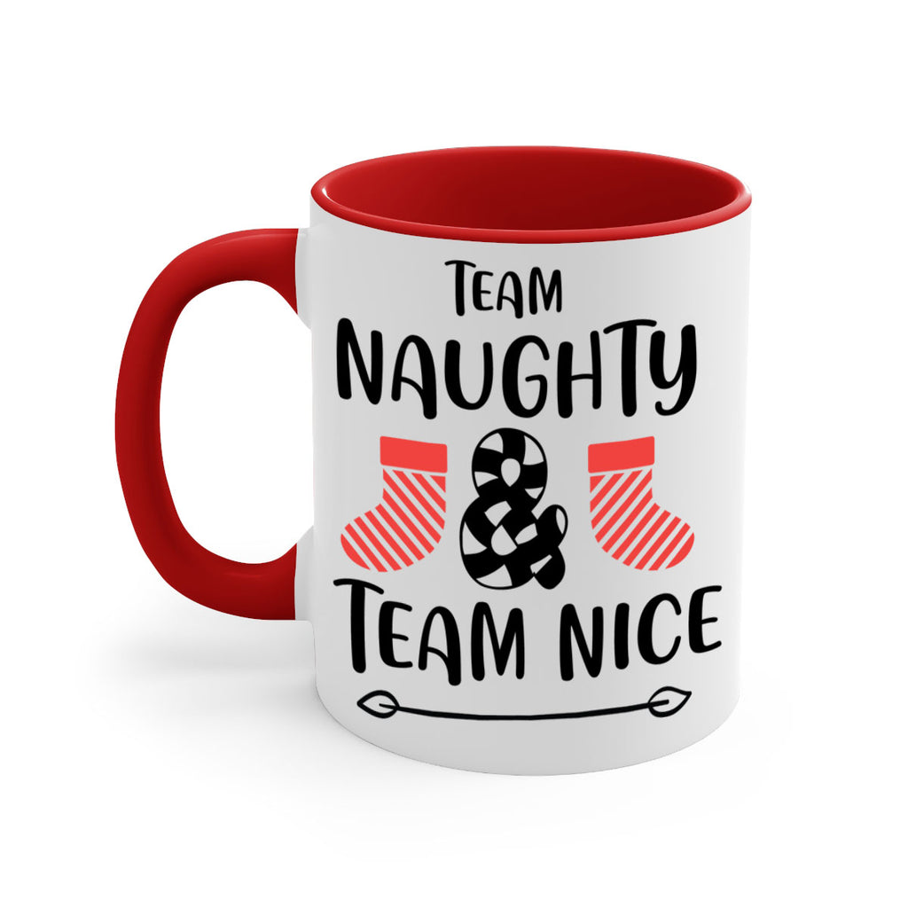 team naughty & team nice style 1188#- christmas-Mug / Coffee Cup
