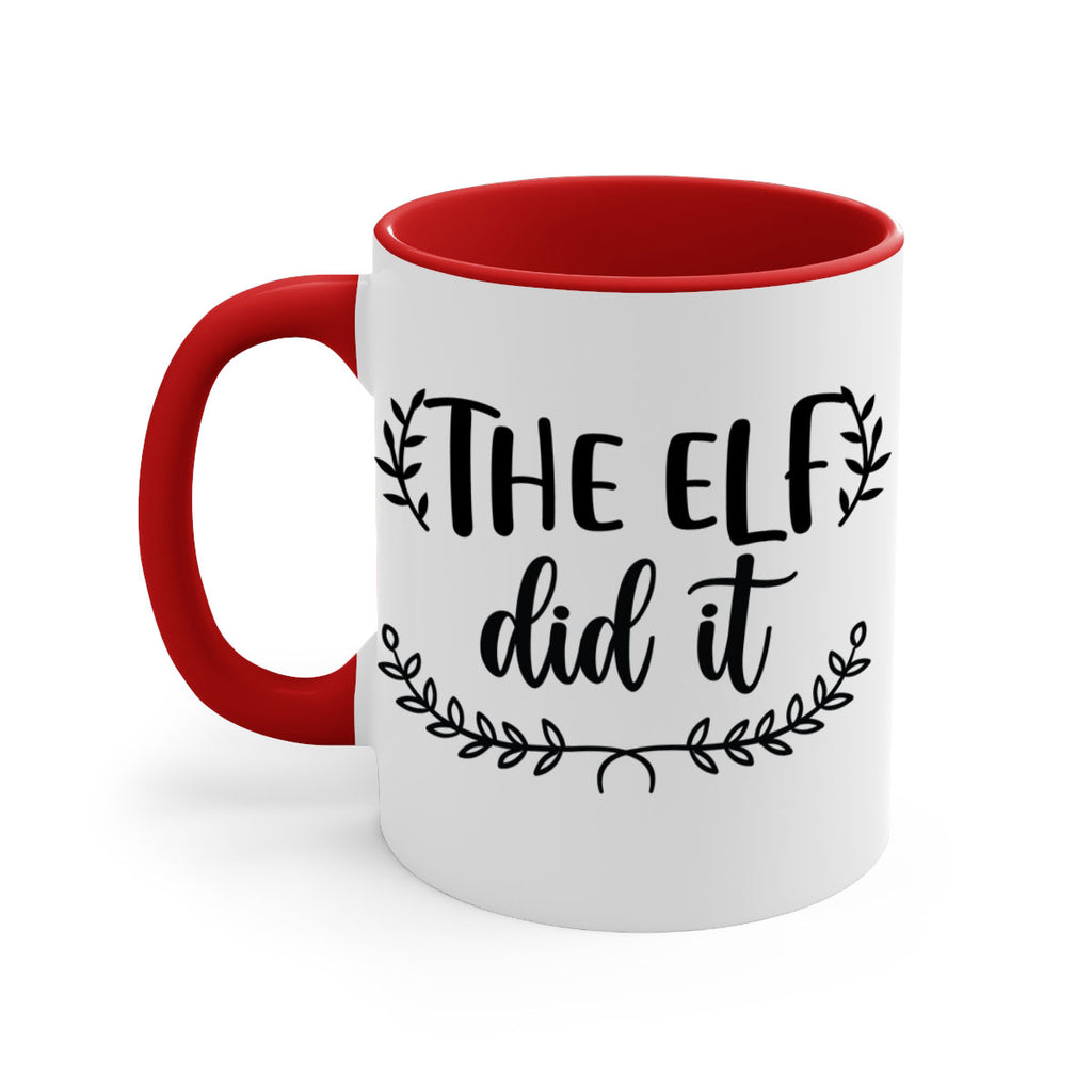 the elf did it style 1196#- christmas-Mug / Coffee Cup