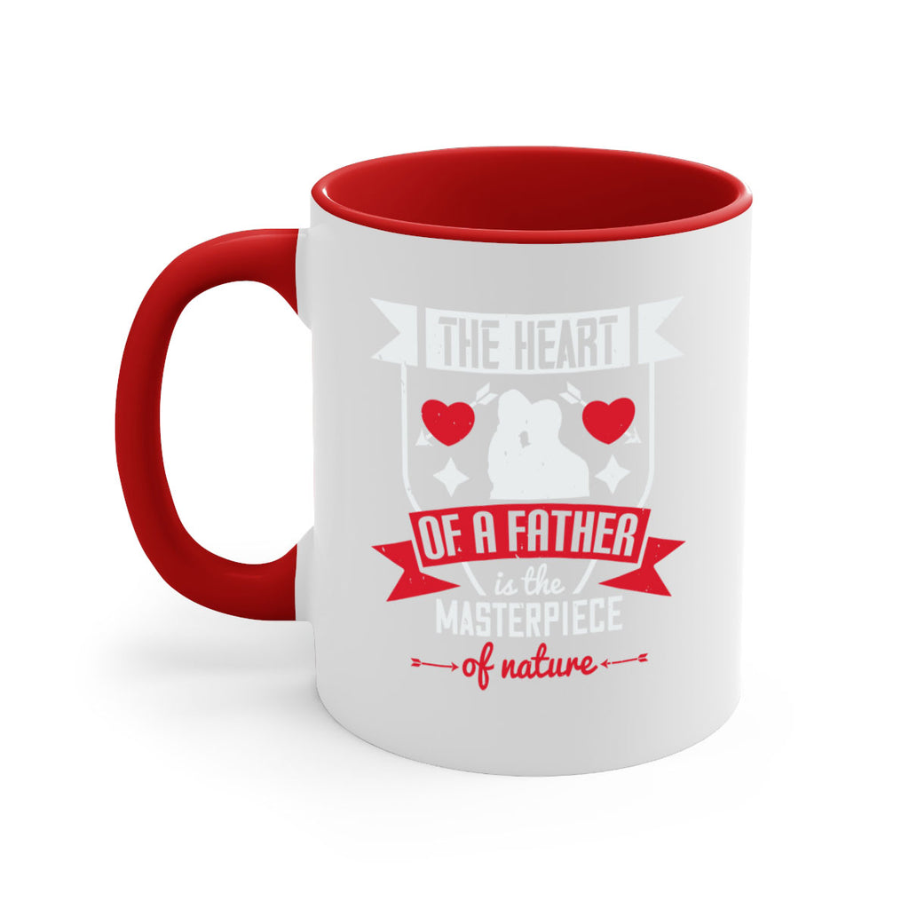 the heart of a father 159#- fathers day-Mug / Coffee Cup
