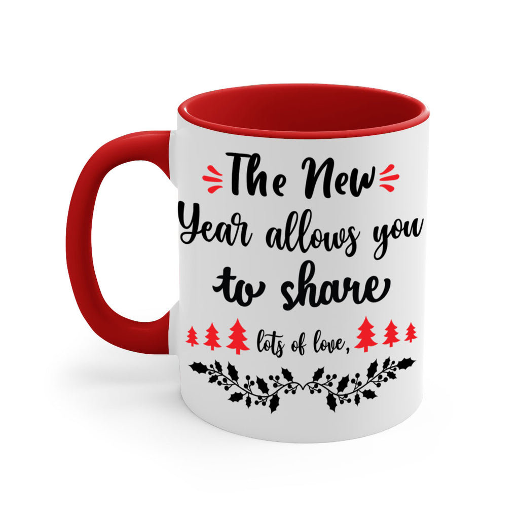the new year allows you to share lots of love style 1205#- christmas-Mug / Coffee Cup