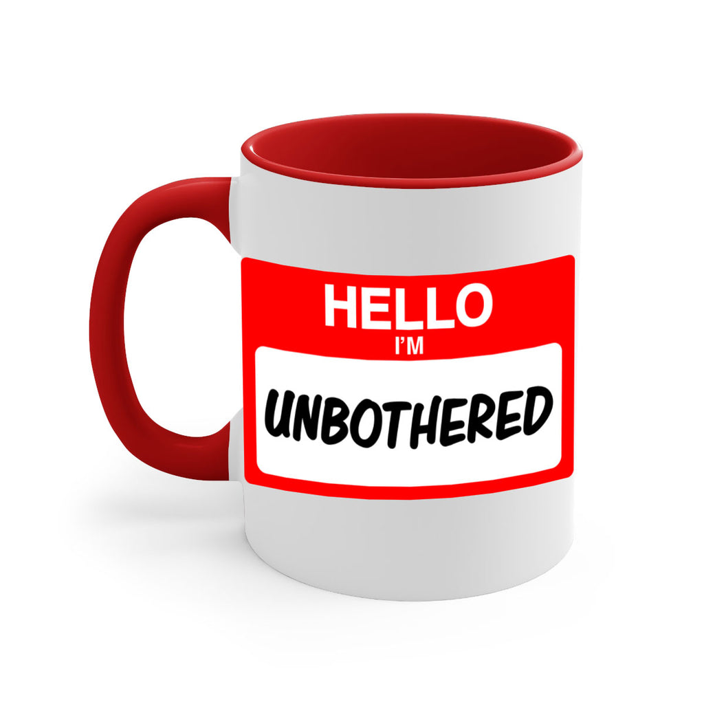 unbothered 14#- black words - phrases-Mug / Coffee Cup