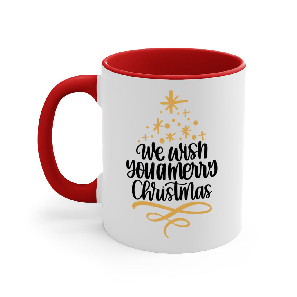 we wish you a merry christmas gold 32#- christmas-Mug / Coffee Cup
