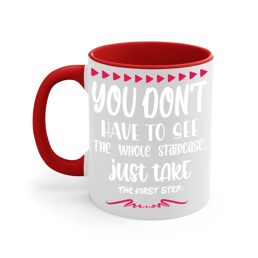you don't have to see the whole staircase, just take the first step style 1250#- christmas-Mug / Coffee Cup