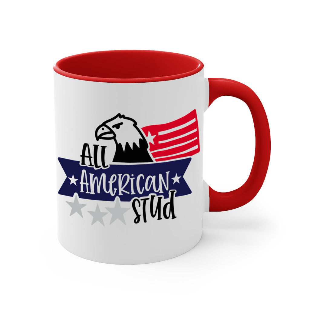 All American Stud Style 142#- 4th Of July-Mug / Coffee Cup