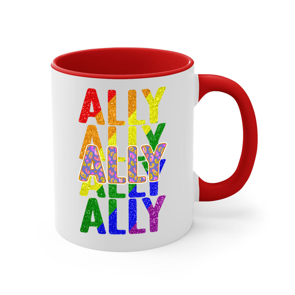 Ally Lgbt Pride Rainbow Flag Ally Png 22#- lgbt-Mug / Coffee Cup