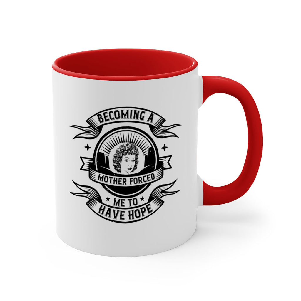 Becoming a mother forced me to have hope Style 28#- Afro - Black-Mug / Coffee Cup