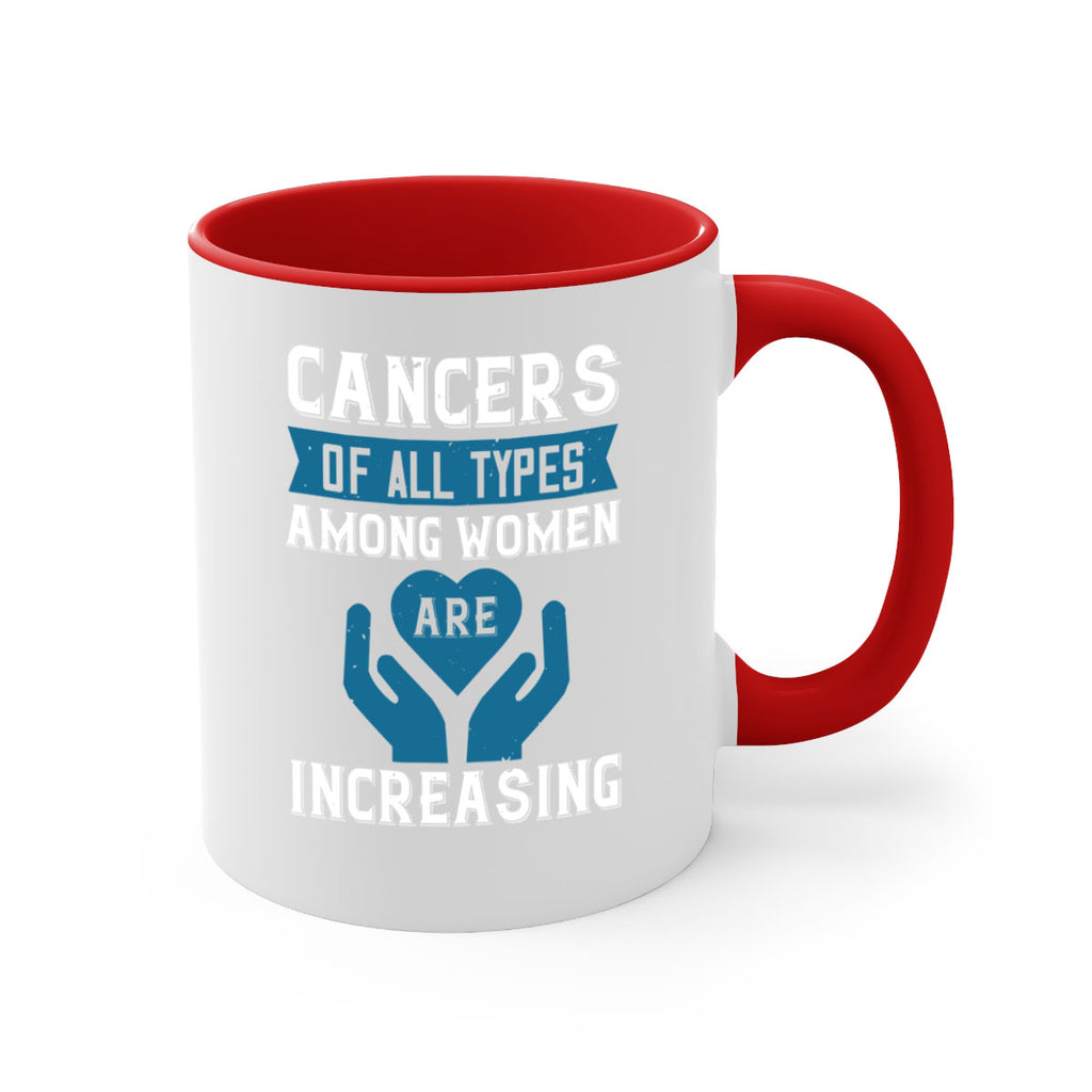 Cancers of all types among women are increasing Style 4#- World Health-Mug / Coffee Cup