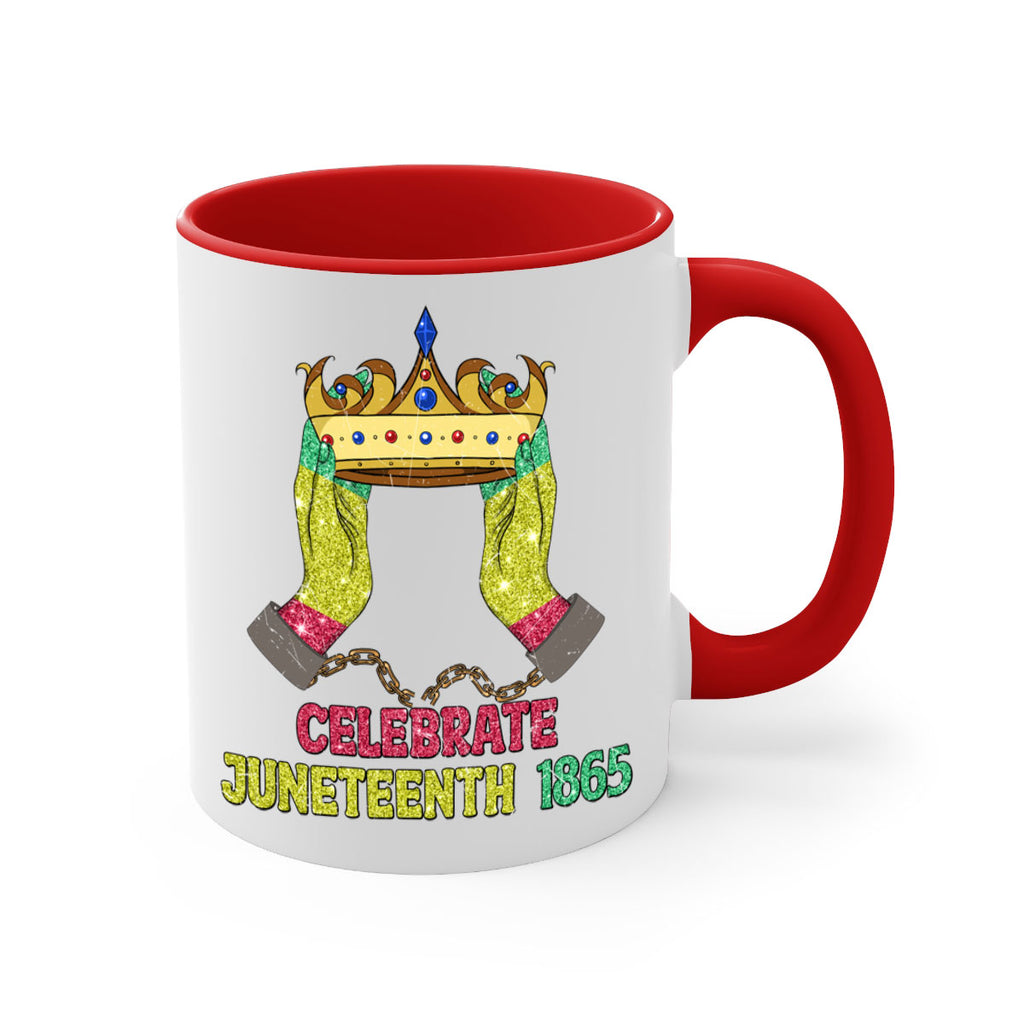 Celebrate Juneteenth 1865 Crown Designs 2#- juneteenth-Mug / Coffee Cup