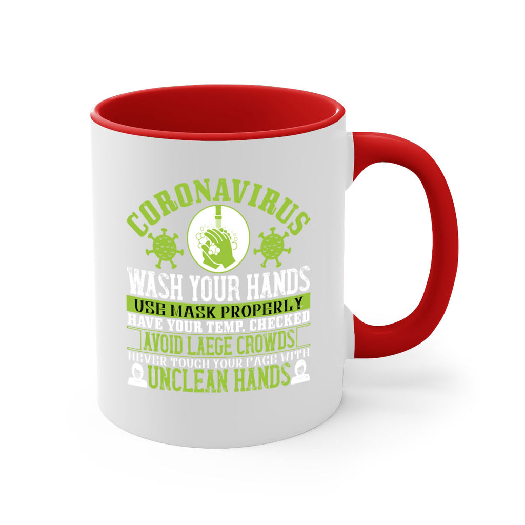 Coronavirus Wash Your Hands Use Style 1#- corona virus-Mug / Coffee Cup