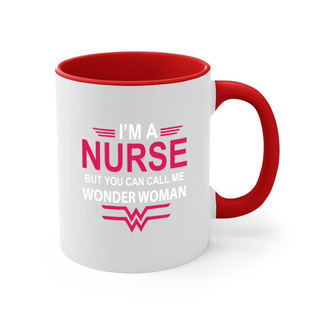 I am nurse but you can call me wonder woman Style 327#- nurse-Mug / Coffee Cup