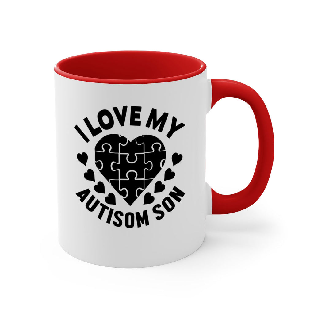 I love my Style 45#- autism-Mug / Coffee Cup
