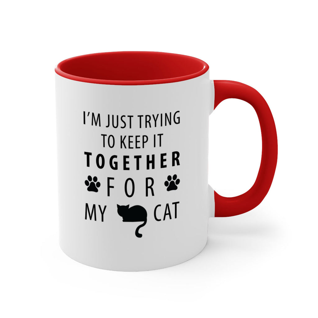 I’m Just Trying Style 61#- cat-Mug / Coffee Cup