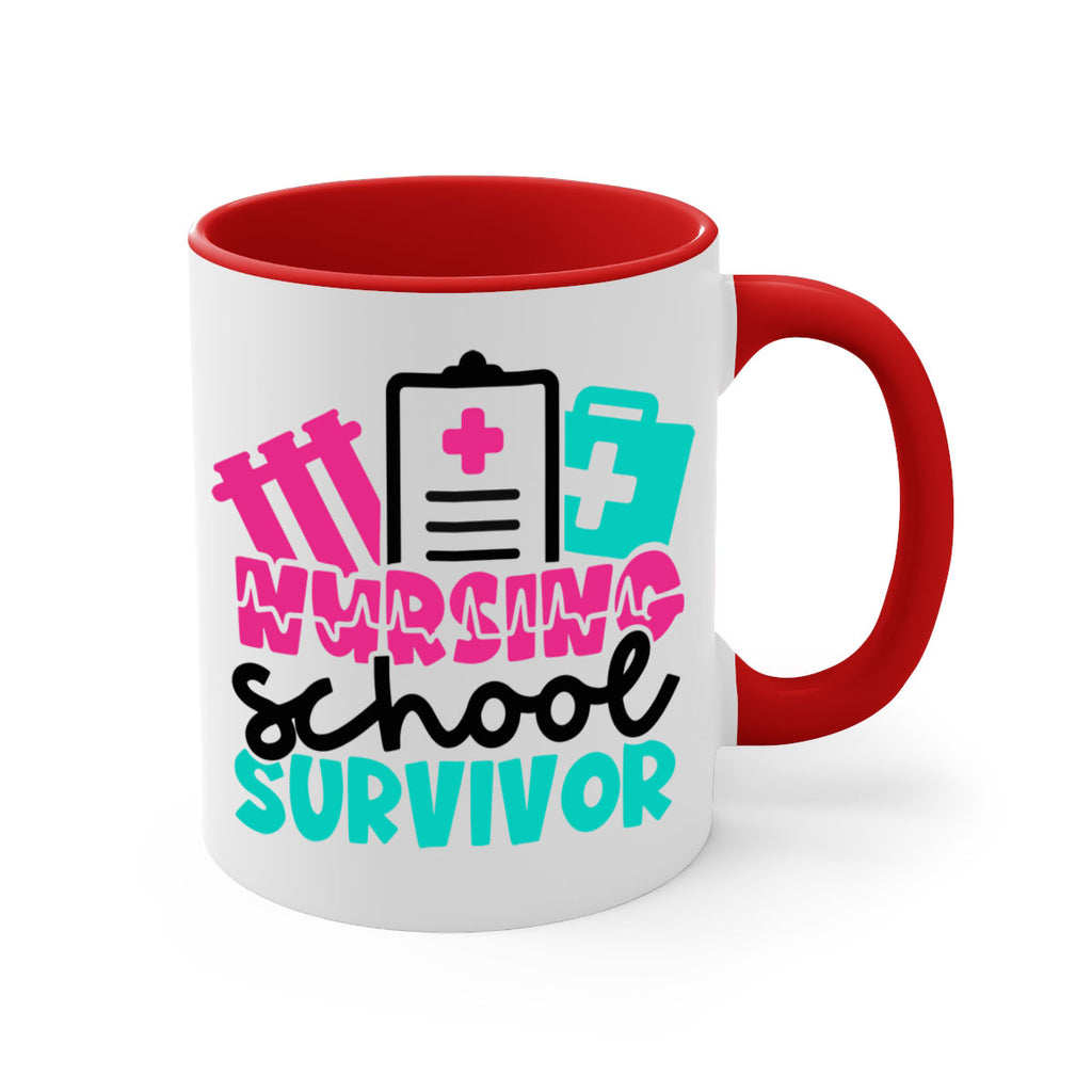 Nursing School Survivor Style Style 62#- nurse-Mug / Coffee Cup