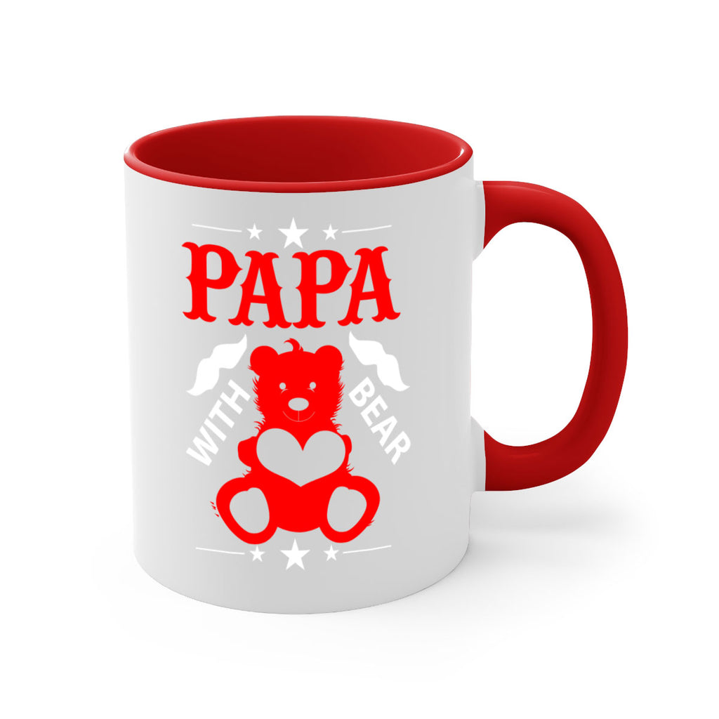 PAPA WITH BEAR 112#- grandpa-Mug / Coffee Cup