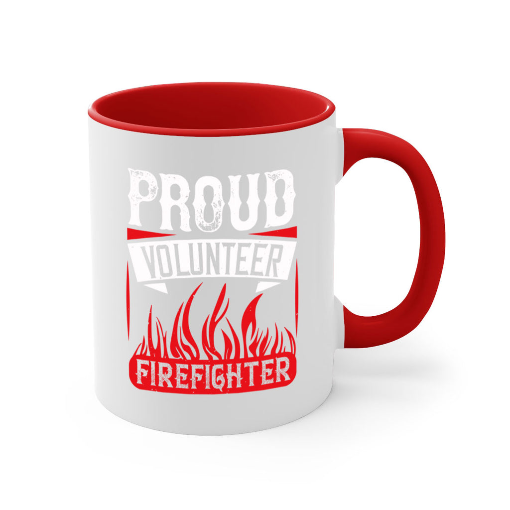 Proud Volunteer Firefighter Style 35#-Volunteer-Mug / Coffee Cup