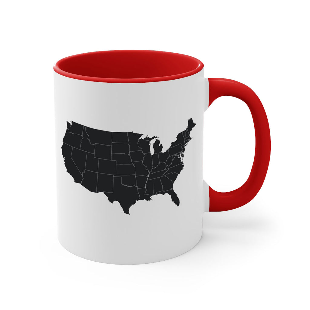 Separate Color Map Style 71#- 4th Of July-Mug / Coffee Cup