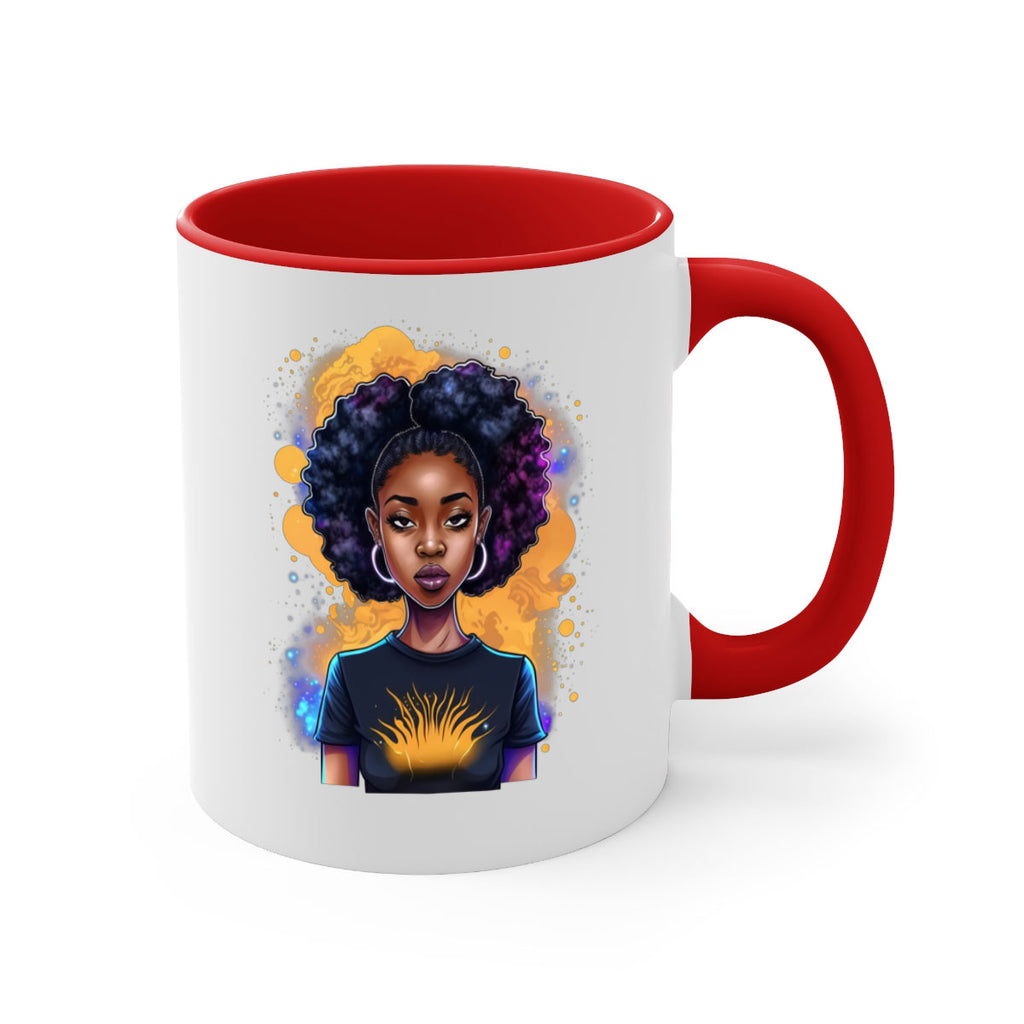 Sparkling Black Girl Design 15#- Black women - Girls-Mug / Coffee Cup
