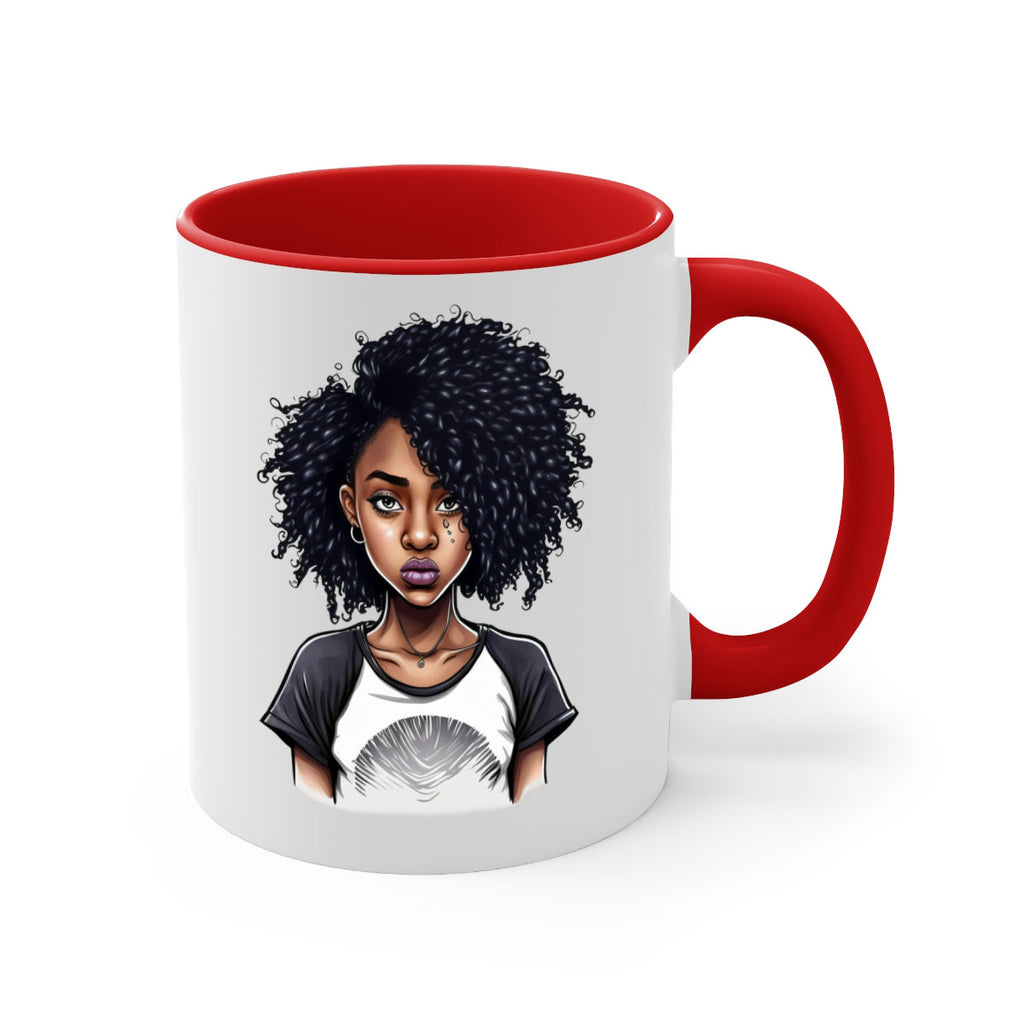 Sparkling Black Girl Design 18#- Black women - Girls-Mug / Coffee Cup