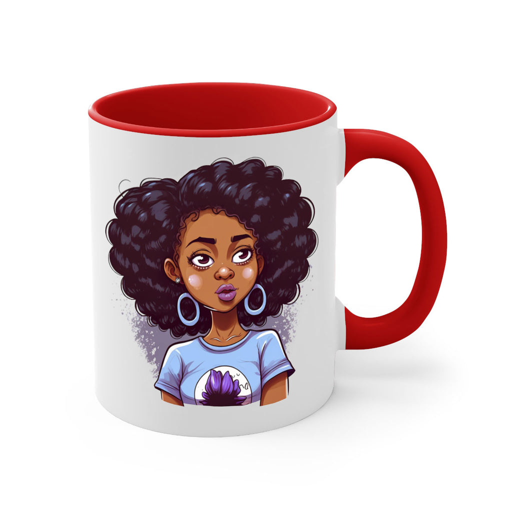 Sparkling Black Girl Design 20#- Black women - Girls-Mug / Coffee Cup