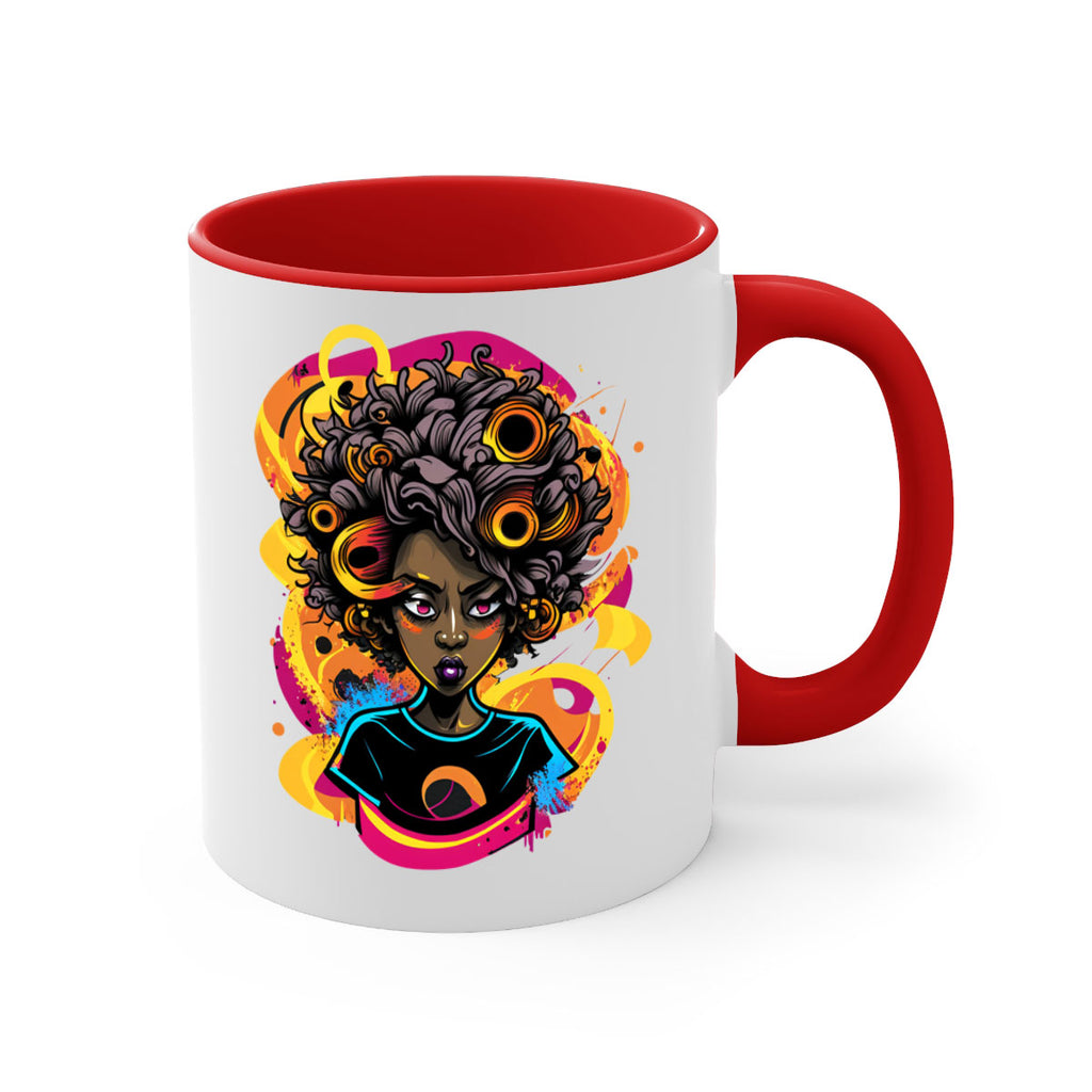 Sparkling Black Girl Design 6#- Black women - Girls-Mug / Coffee Cup