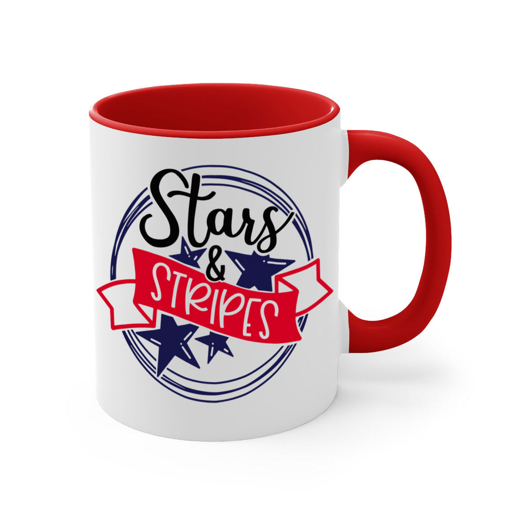 Stars StripeS Style 174#- 4th Of July-Mug / Coffee Cup