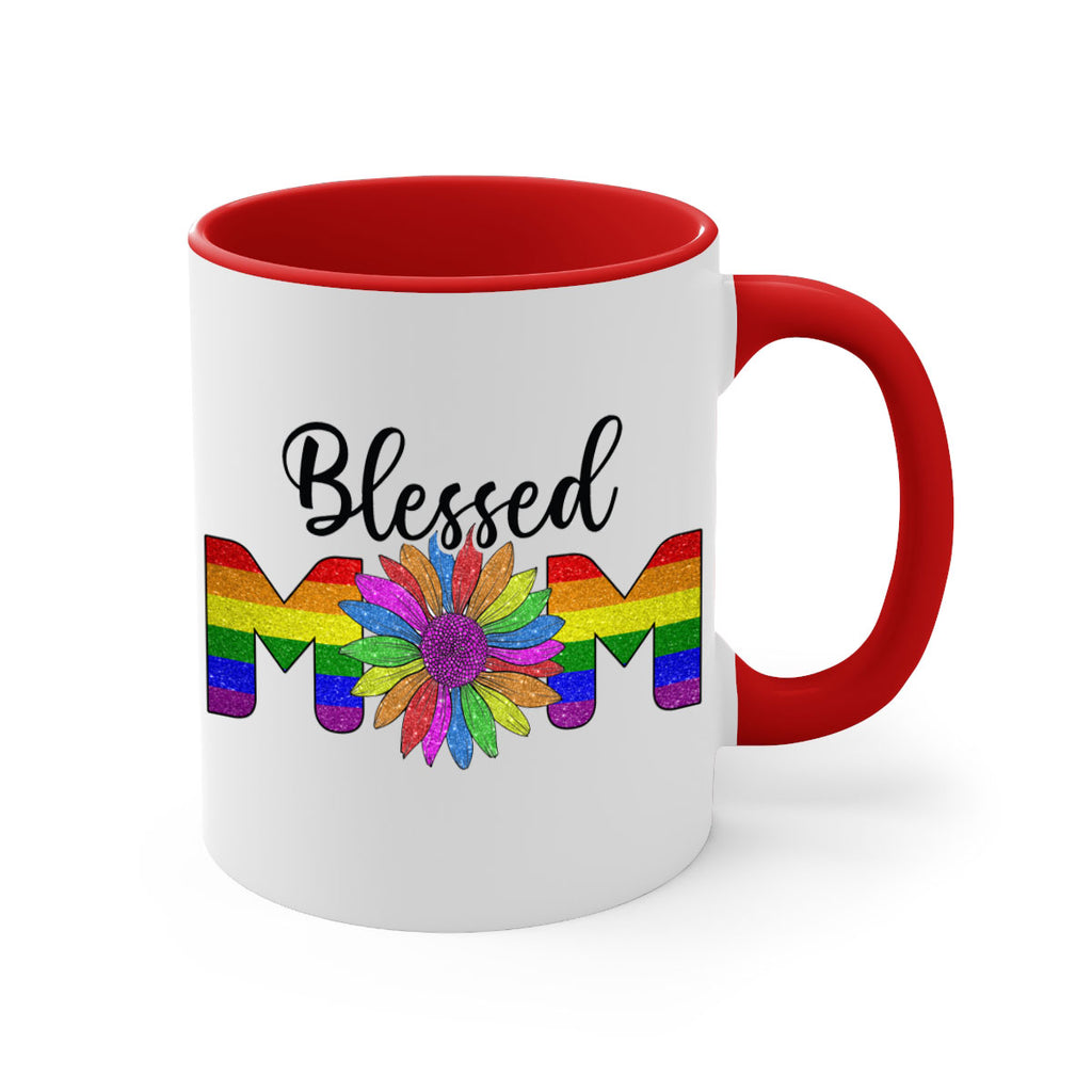 Sunflower Lgbt Blessed Mom  51#- lgbt-Mug / Coffee Cup